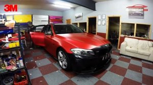 3M - оклейка авто красным сатином | АвтоВинил