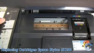 How to Change Ink Cartridges with a Epson Stylus SX200