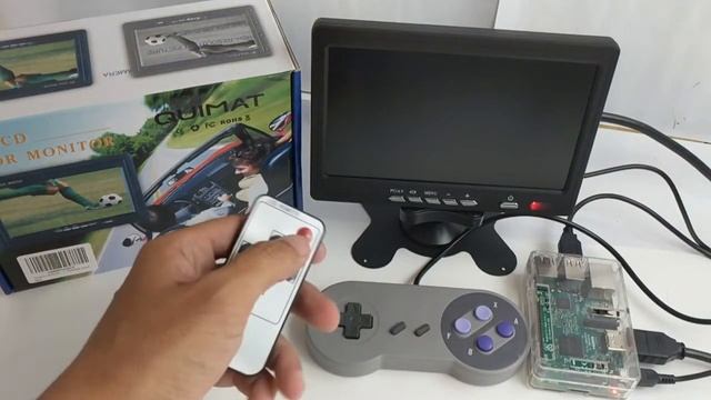 Quimat - Monitor HD LCD de 7 pulgadas, altavoz, mando a distancia, hdmi смотреть онлайн