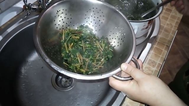 Вместо стручковой фасоли портулак огородный приготовленный с яйцами !!!
