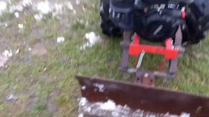 Мотоблок МТЗ и снежный отвал своими руками. Краткий обзор перед большим видео.