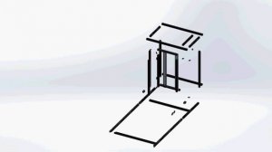 Каркас из конструкционного профиля 30*30 с поворотным шарниром