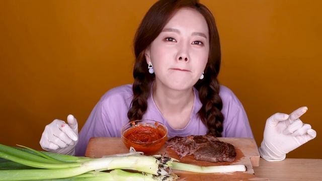 [Mukbang ASMR] 새까맣게 태워 먹는 대파의 맛은? 칼솟타다🥗(Calcotada) 리얼사운드 먹방 | Eating show Ssoyoung 쏘영