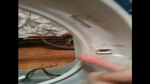 как снять замок стиралки без винтов