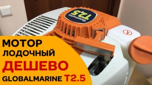 Лодочный мотор из триммера. Дешево. Globalmarine T2.5