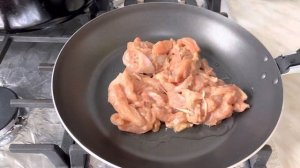 Салат с курицей по тайский.Быстрый салат за 10 минут.