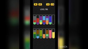 Water sort puzzle level 705
