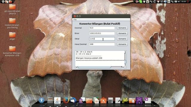 java numerical system converter video demo