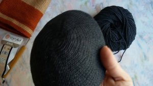Влог одного дня//Пробую вязать из рафии//Мужская шапочка крючком