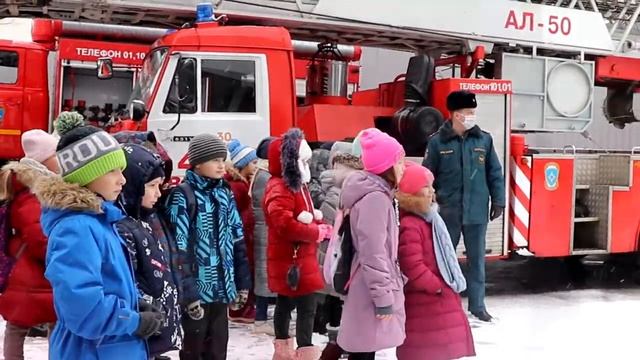 Экскурсия в пожарно-спасательную часть № 4 города Твери смотреть онлайн
