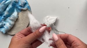 Из ваты ВАТНАЯ ПОДЕЛКА на тему «СКАЗКИ ПУШКИНА» ватные золотая рыбка и море