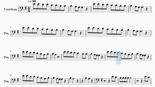 SUPER EASY Trombone Sheet Music: How to play God's Plan by Drake смотреть онлайн