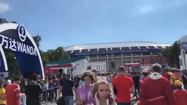 ЧМ 2018 Россия - Испания. Ждём и болеем. Разминка болейщиков. Видео - 2 смотреть онлайн