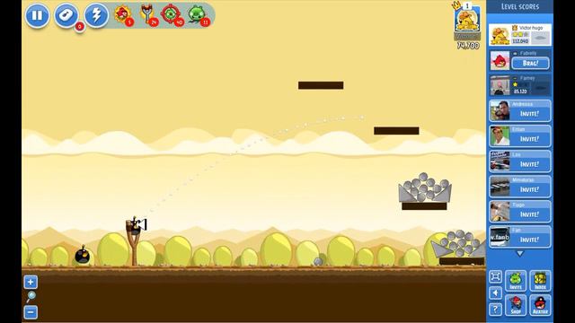 Angry Birds Mighty Hoax - Level 37 (5-16) 3 Star смотреть онлайн