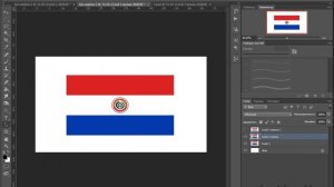 Развевающийся флаг в фотошопе (статика + анимация)