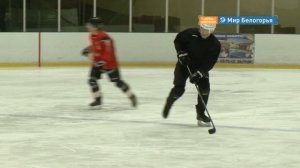 Хоккеист Николай Жердев в Старом Осколе