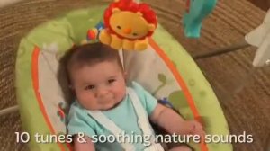 Качели для новорожденного Fisher Price мини Друзья из тропического леса BFH05