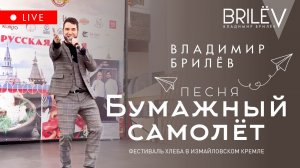 Бумажный самолёт. Владимир Брилёв. Live. Фестиваль хлеба в Измайловском Кремле.