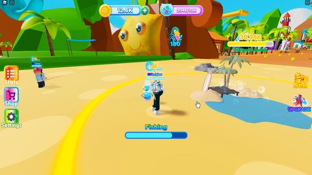 ЧТО МОЖНО ПОЙМАТЬ В ЛУЖЕ???! ROBLOX Epic Fisher Simulator смотреть онлайн