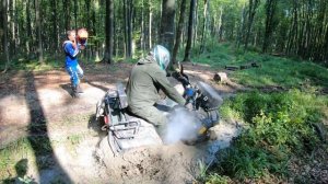 СПОР!! Stels Dinli 800 VS Linhai D 400 4x4