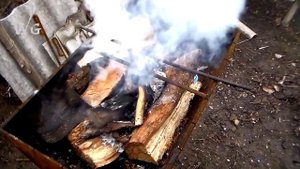 Доска разделочная своими руками из пня.