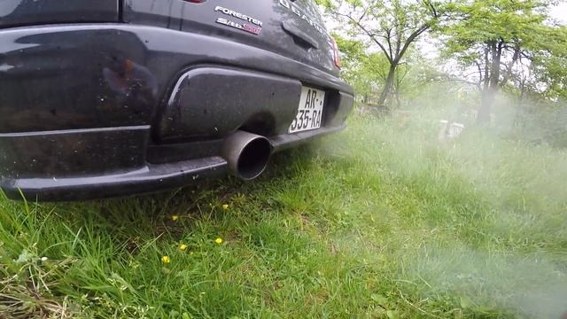 Subaru Forester S\tb STI 2 Fujitsubo Exhaust Sound смотреть онлайн