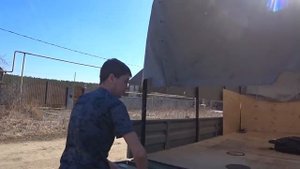 КАК ПОДНЯТЬ ТЕНТ ГАЗЕЛИ | ПИЛИМ МЕТАЛЛИЧЕСКИЕ БАКИ