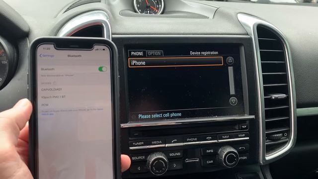 How to pair Bluetooth phone on Porsche PCM смотреть онлайн