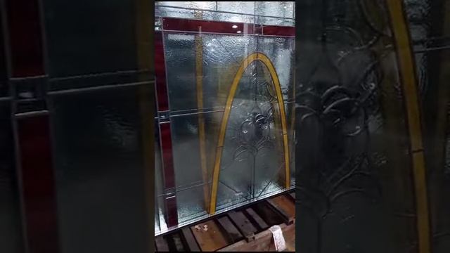 Витражи собраны в стеклопакет и готовы к отгрузке смотреть онлайн