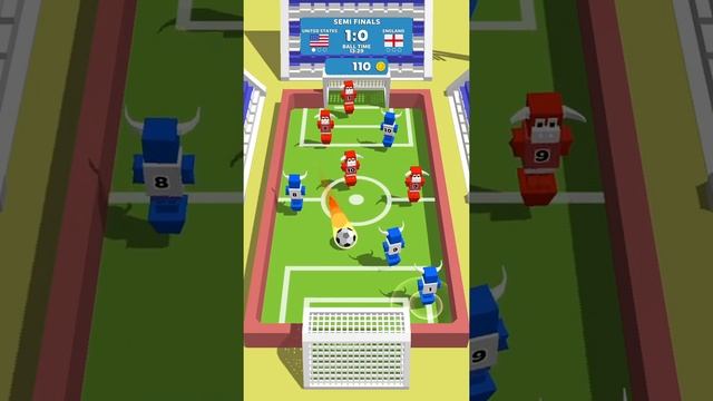 Flip Goal! USA vs England! Who will win?! Soccer football GAME!
