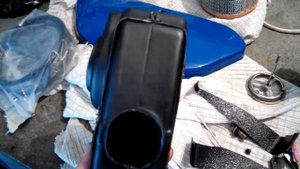 Минск-125,2017 , установка лепесткового клапана # 2