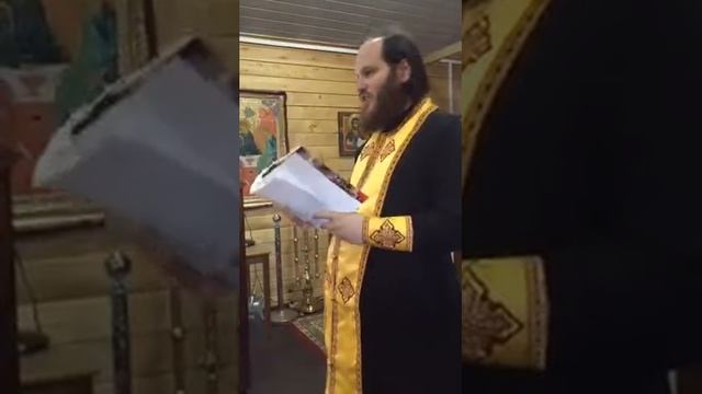 [039] священник Павел Островский : Проповедь 10 июля после вечерней службы смотреть онлайн