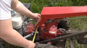 Изготовление и обзор подрамника и механизма передней навески для мотоблока Беларус с адаптером.