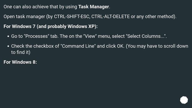 How do I find out command line arguments of a running program? смотреть онлайн