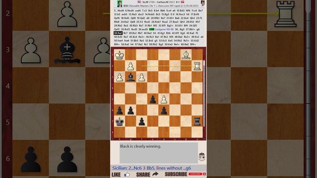 Chessable Masters 2023 - Round: 2.1 || Wesley So vs Magnus Carlsen - April 5, 2023