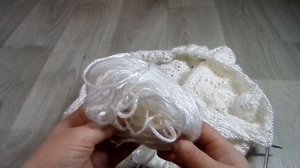 Ажурный, нежный шарф снуд в два оборота. Вязание спицами.