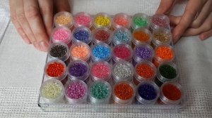 Набор бисера 30 цветов | Бисер в наборе