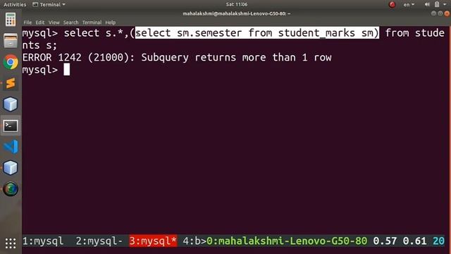 MySQL-ல்  subquery-ஐ பயன்படுத்துவது எப்படி | How to use Subquery in MySQL | Tamil