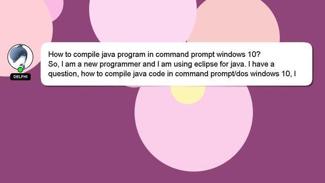 How to compile java program in command prompt windows 10? смотреть онлайн