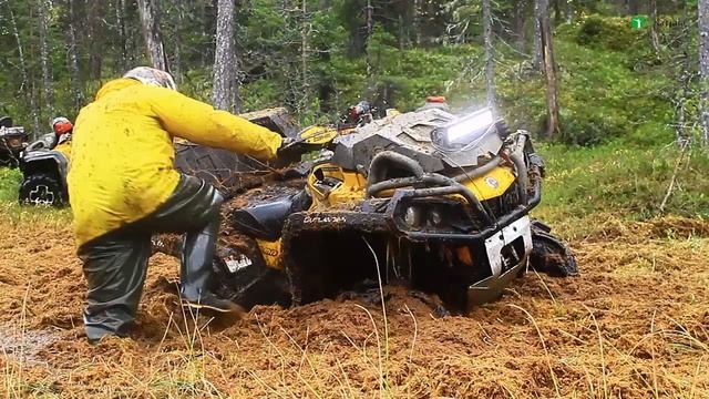 Квадроциклы: покорение леса и как нас чуть не засосало в болото Карелии смотреть онлайн