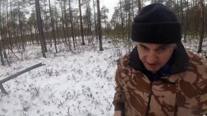 ОХОТА НА МЕДВЕДЯ С ПОДХОДА В КАРЕЛИИ БЕЗ СОБАК! ПО СЛЕДАМ МЕДВЕДЯ-ТРАКТОРА!!! (часть 1)