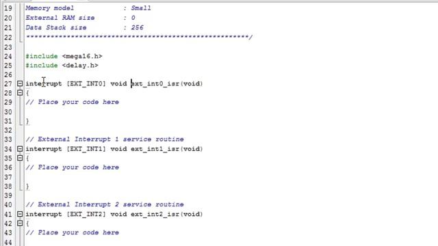 Hardware Interrupts in Atmega 16 - Proteus and Codevision AVR смотреть онлайн