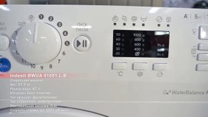 Обзор стиральной машины Indesit BWUA 51051 L B