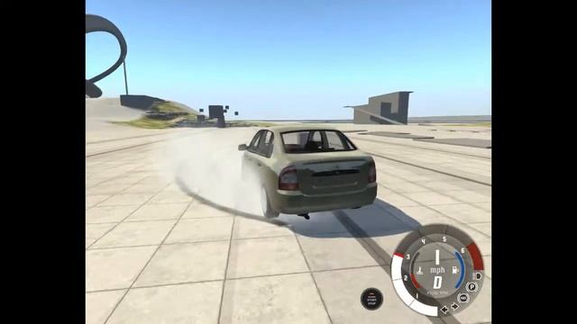 Тест Драйв (Краш тест) ВАЗ 2118 LADA Kalina ● BeamNG.drive смотреть онлайн