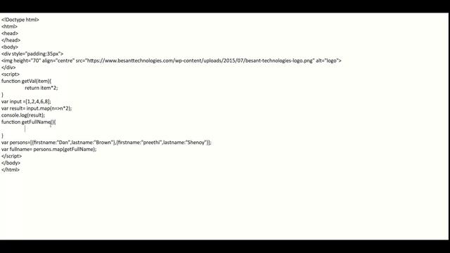 JavaScript Map Function | JavaScript Tutorial For Beginners