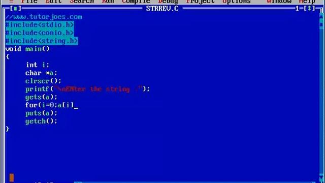 String Reverse In C Programming Tamil смотреть онлайн