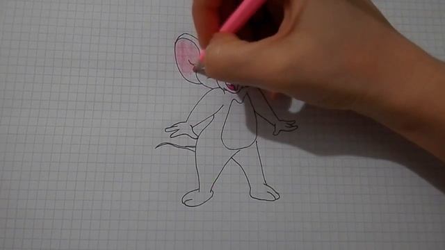 Tom and Jerry/Как нарисовать МЫШОНКА ДЖЕРИ #106 / How to draw JERRY the MOUSE/ смотреть онлайн