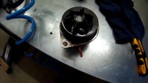 Замена помпы на Ситроен  1.6  TU5