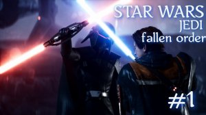 STAR WARS JEDI fallen order Звёздные войны #1