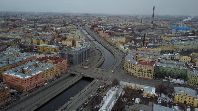 Санкт Петербург. м. Балтийская. Обводный канал (17.04.2017) смотреть онлайн
